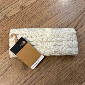 The North Face Ivory Cable Knit Headband